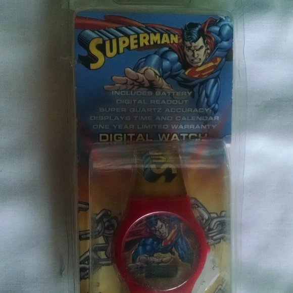 Vintage Rare Super Man Watch